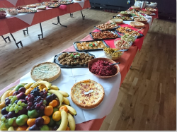 image shows an example of our buffet catering